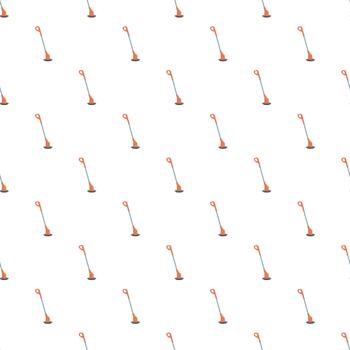 String trimmer working tool pattern background vector