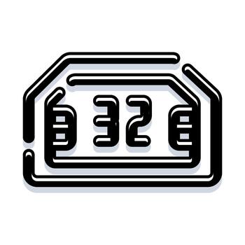 Micro memory chip storage device for data vector