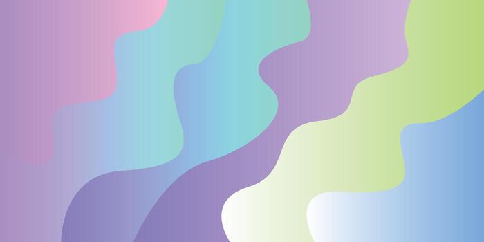 multicolour wave background vector