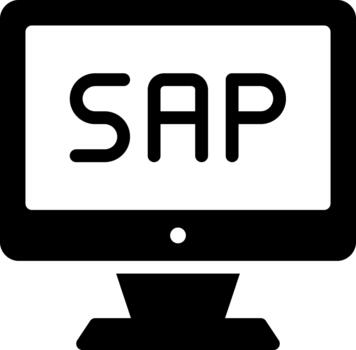 computer glyph icon solid solid vector