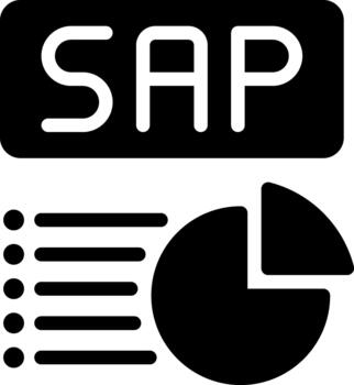 savia glifo sólido icono sólido vector