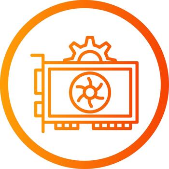 Gpu Coded UI Symbol Mark vector