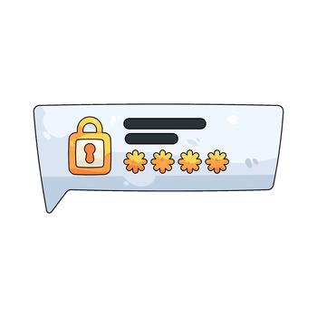 verification code Illustration vector