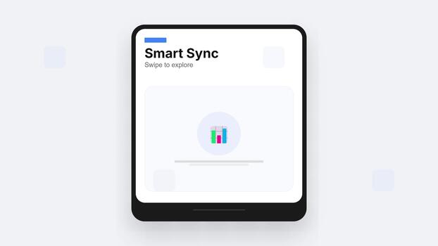 smart synkronisera Ansökan gränssnitt demonstrera data synkronisering och bearbetning. video