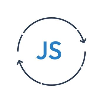 javascript icono para dinámica web desarrollo, js símbolo para interactivo programación vector