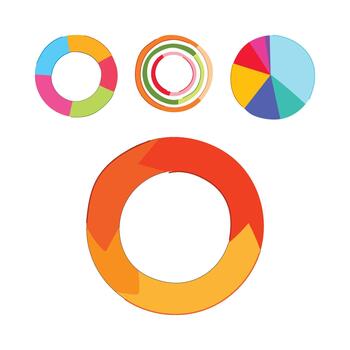 Data visualization elements for analyzing information vector