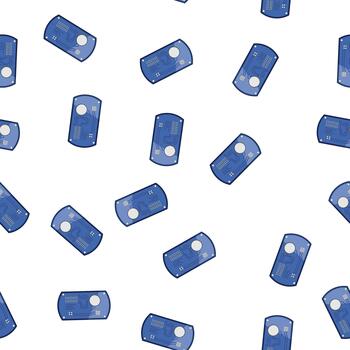 pattern computer microcontroller cartoon vector
