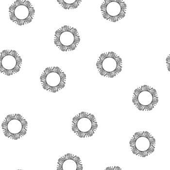 pattern substrate microchip frame cartoon vector