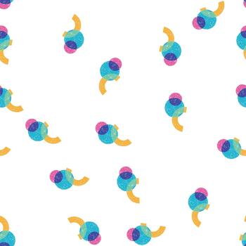 pattern art risograph effect cartoon vector