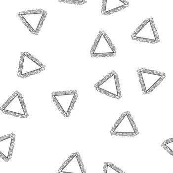 pattern processor microchip frame cartoon vector