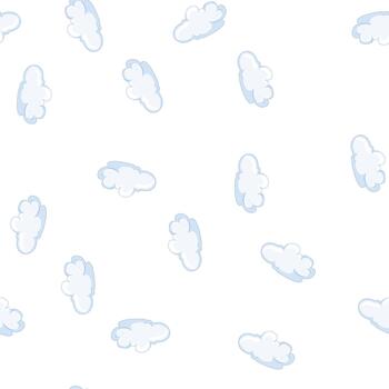 pattern cloudy cloud cartoon vector