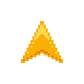 cursor puntero icono píxel vector