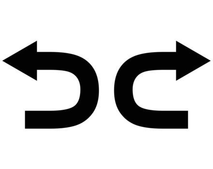 repetir sincronizar flechas actualizar lazo icono vector