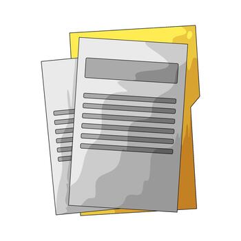 Documents in Folder vector