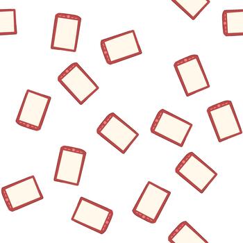 pattern ebook e-reader cartoon style vector