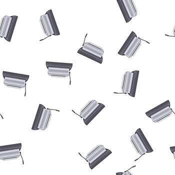 pattern object binding machine cartoon vector