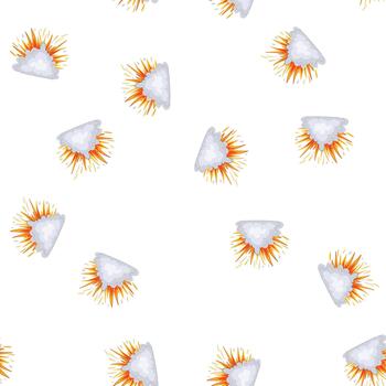 pattern comic explosion effect cartoon vector