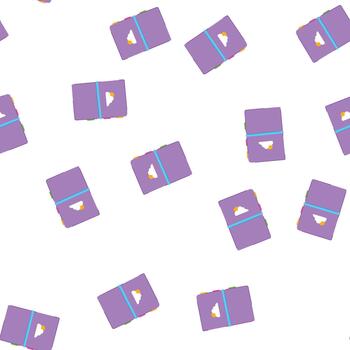 pattern note notebook cartoon vector