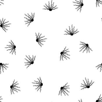 pattern structure tree root cartoon vector