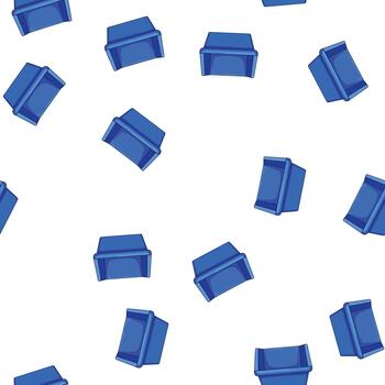 pattern stack plastic crate cartoon vector