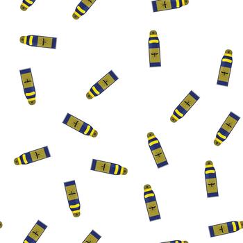 pattern insect bug spray color icon vector