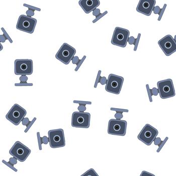modelo controlar seguridad cámara dibujos animados vector