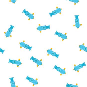 pattern city fire hydrant cartoon vector