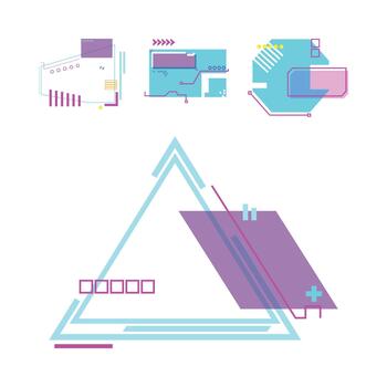 resumen tecnología interfaz elementos visualizante digital datos vector