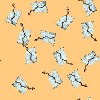 pattern plot graph sketch hand drawn vector