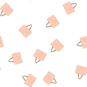 pattern canvas ecobag cartoon vector