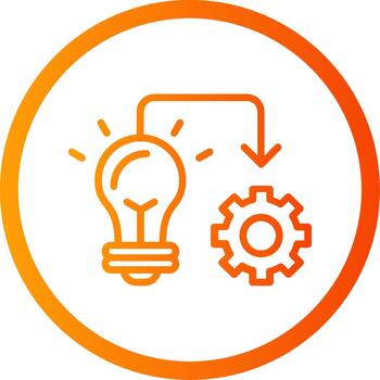 Implementation 3D Interface Shape Icon vector