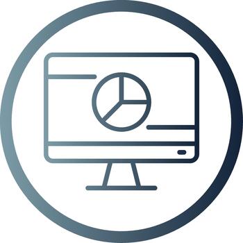 Data Visualization Wireframe App Design Element vector