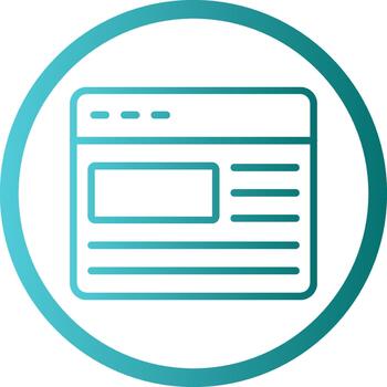 Browser Coded UI Symbol Mark vector