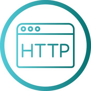Https Bold Outline Badge Shape vector
