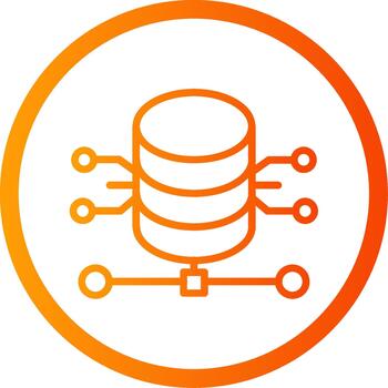 datos base 3d interfaz forma icono vector