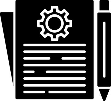 Software Development Process Line Circle Inverted vector
