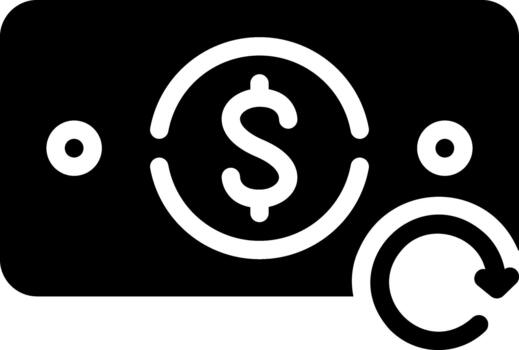 return glyph solid icons vector