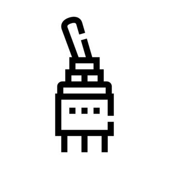Toggle switch component for electrical control system vector