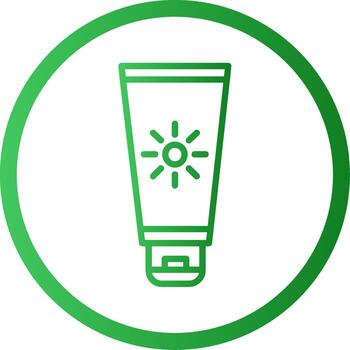 Sunscreen Sleek Visual Mark Shape vector