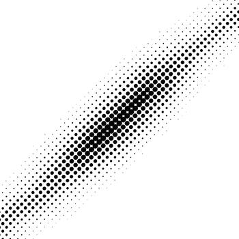 Halftone dot pattern illustration vector