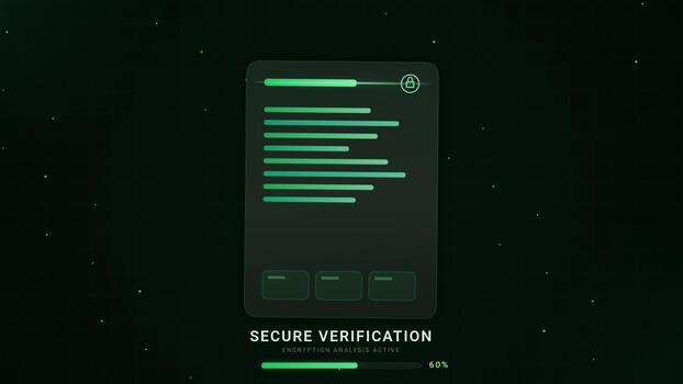 säkra verifiering kryptering analys digital gränssnitt slinga video