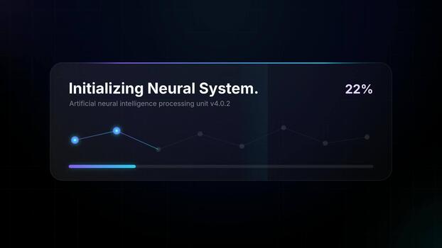 artificiell intelligens systemet initiering och data bearbetning video