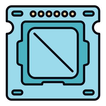 Central processing unit microchip technology electronic component vector