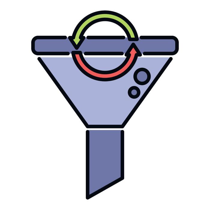 Filter Funnel Vector Art, Icons, and Graphics for Free Download
