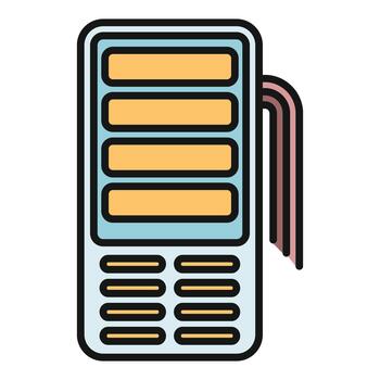 servidor estante datos almacenamiento informática nube hospedaje icono vector