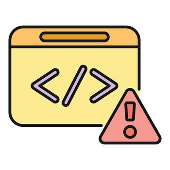 código editor ventana demostración programación error o error vector