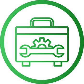 Toolbox 3D Interface Shape Icon vector