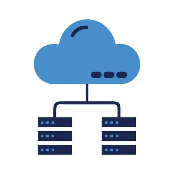 Cloud connected servers with data storage cloud computing server storage vector