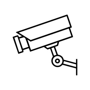 Security Camera Icon vector