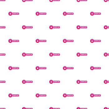 Swipe up button interface pattern indicating navigation vector